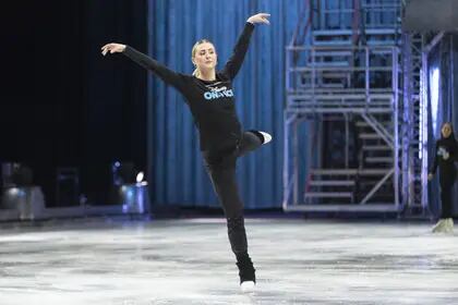 Ashley Cain, patinadora olímpica que integra el elenco de Disney on Ice