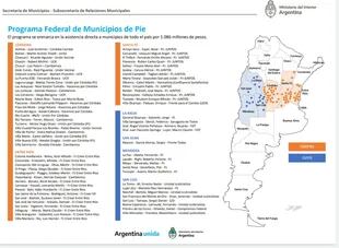 Las comunas radicales de Mendoza quedaron al margen del plan federal "Municipios de Pie". Sólo asistirán a cinco comunas del PJ.