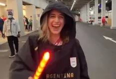 Delfi Pignatiello se distiende en la Villa Olímpica tras las emociones vividas