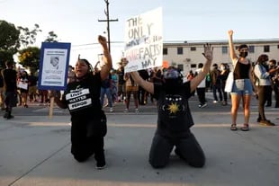 Manifestaciones en las calles de Los Ángeles