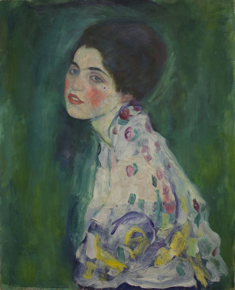 "Retrato de señora" (1916-17), de Gustav Klimt; Galleria d'Arte Moderna Ricci Oddi