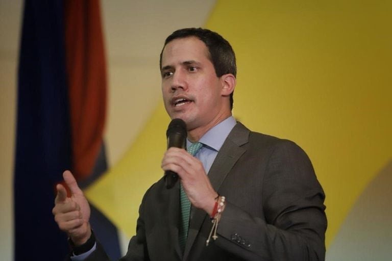 El líder opositor Juan Guaidó