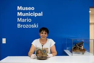 Rosa Aravales, directora general de museos y patrimonio cultural de Puerto Deseado.