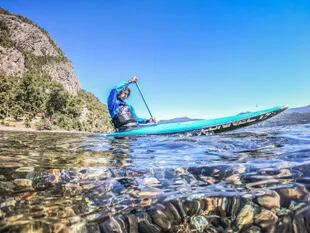 Kayak, otras de las opciones para disfrutar del agua patagónica