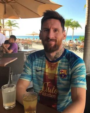 La Inteligencia Artificial recreó la imagen de Lionel Messi en Miami
Foto: INSTAGRAM / @chatgptricks