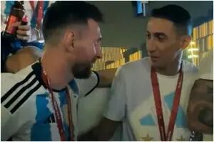 La charla inédita entre Messi y Di María después de ganar el Mundial de Qatar