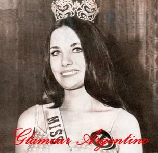  María del Carmen Sabaliauskas ganó el título de Miss Argentina y estuvo a punto de consagrarse como Miss Mundo