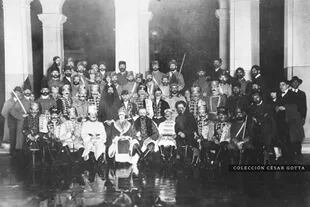 Rasputín. Probablemente, la troupe del Hospital Ramos Mejía. 1922.