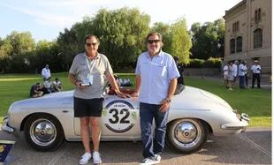 Los Pulenta y su Porsche; grandes promotores del Rally de Bodegas de Mendoza.