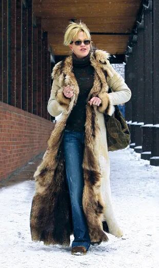 Tras la ruptura, Melanie regresó en distintas oportunidades a Aspen. La actriz Goldie Hawn solía acompañarla en sus “vacaciones heladas”.