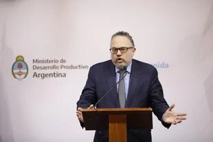 Conferencia de prensa de Matías Kulfas, ministro de Desarrollo Productivo.
