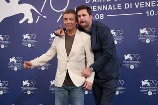 Ricardo Darín y el director Santiago Mitre, en la presentación de la película durante el último Festival de Cine de Venecia 