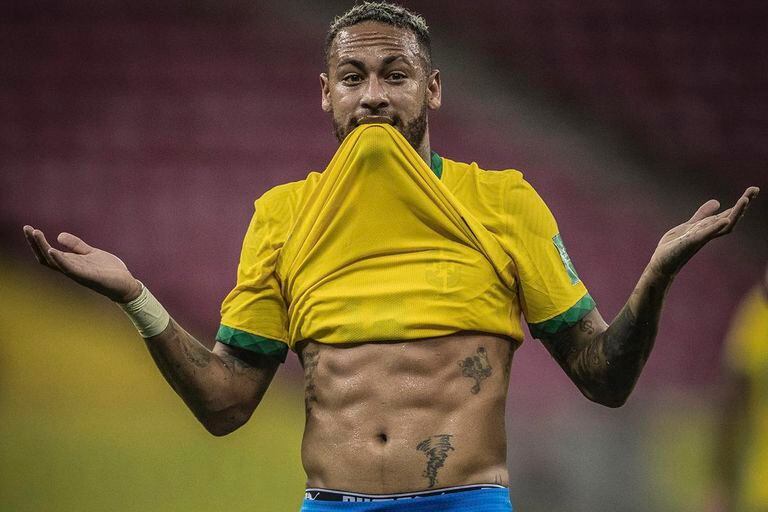 La reacción de Neymar por las críticas que recibió sobre su peso