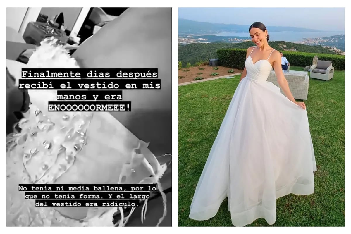 Estafa: contrató a un prestigioso diseñador para su vestido de novia y casi  le arruina la boda - LA NACION