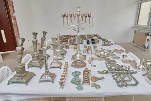 A collection of Jewish treasures from World War II.