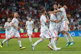 Tercer gol de España