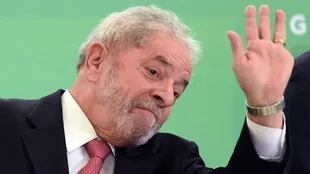 Lula, durante su asunción como jefe de Gabinete