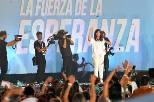 Cristina Kirchner en el Estadio Único de La Plata
