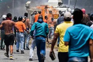 Protestas contra Maduro en las calles de Venezuela