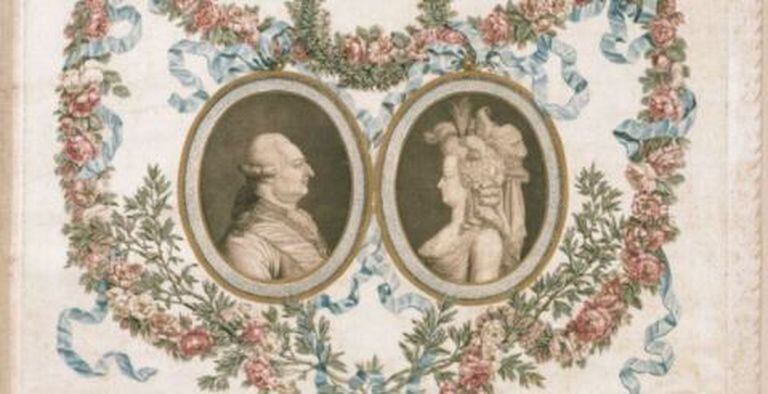 Luis XVI y María Antonieta en 1781 antes de que estallase la revolución