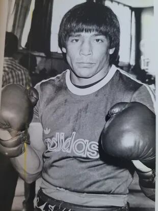 Fernando Sosa en sus tiempos de boxeador