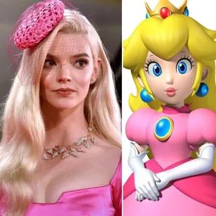 La Princesa Peach. La película animada que traslada el universo de Mario Bros llegará a los cines en abril próximo.Los fanáticos le dieron el sí a Anya.Anya Taylor-Joy