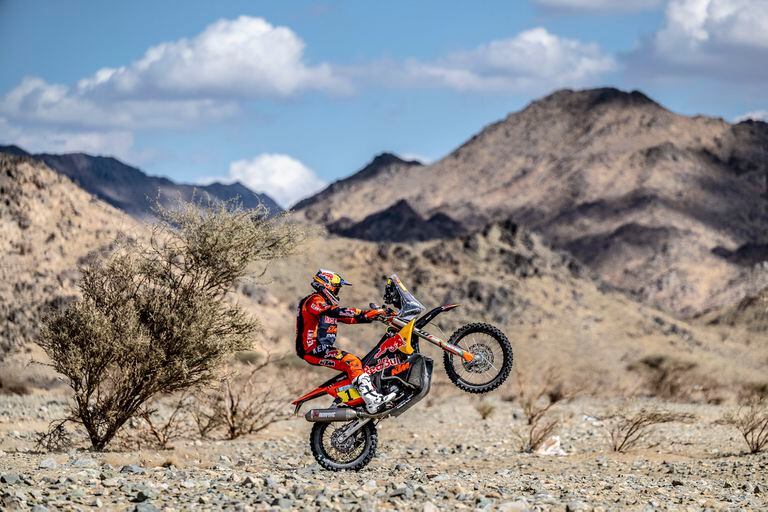 La pretemporada en los Estados Unidos, la fecha del Mundial de Rally-Cross en Marruecos y las pruebas en Dubai, la experiencia de Kevin Benavides con KTM