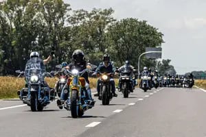 Las 73 motos Harley Davidson de todas las épocas que salieron a la ruta con el lema “cero alcohol”