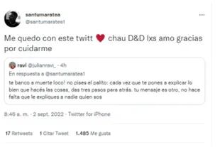 Las reacciones de los seguidores de Santiago Maratea tras la serie de tuits que compartió