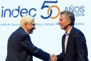 Macri, en el festejo de los 50 años del Indec