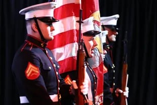 Celebrating Independence Day at the US Embassy.