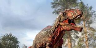 Representación del Giganotosaurus. Este dinosaurio vivió entre 110 y 90 millones de años atrás
