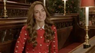 Kate Middleton con el sweater navideño en el adelanto del concierto