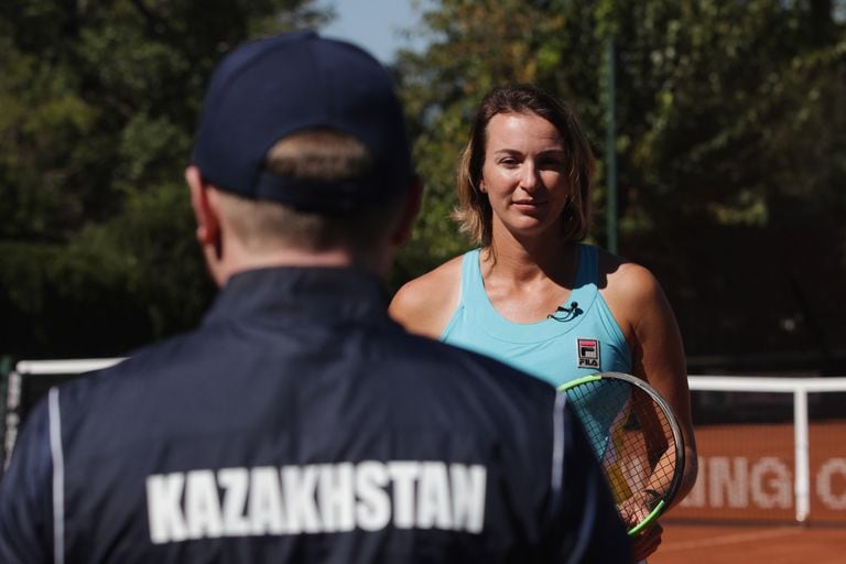 En Córdoba: Yaroslava Shvedova, de 33 años y 25° del mundo en 2012, debutará como capitana de la ex Fed Cup en Kazakhstán. 