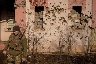 Destrucción en Luhansk