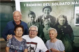 Setenta años después, los cuatros protagonistas de la historia pudieron encontrarse en Italia
