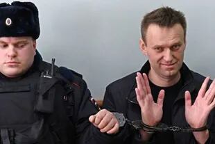 Navalny fue arrestado en Moscú en marzo de 2017 tras participar en una marcha anticorrupción.
