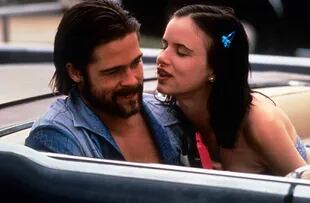 Brad Pitt y Juliette Lewis en Kalifornia (1993).