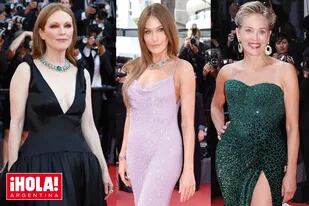 Sharon Stone comandó el selecto grupo de actrices y modelos que brilló en Cannes