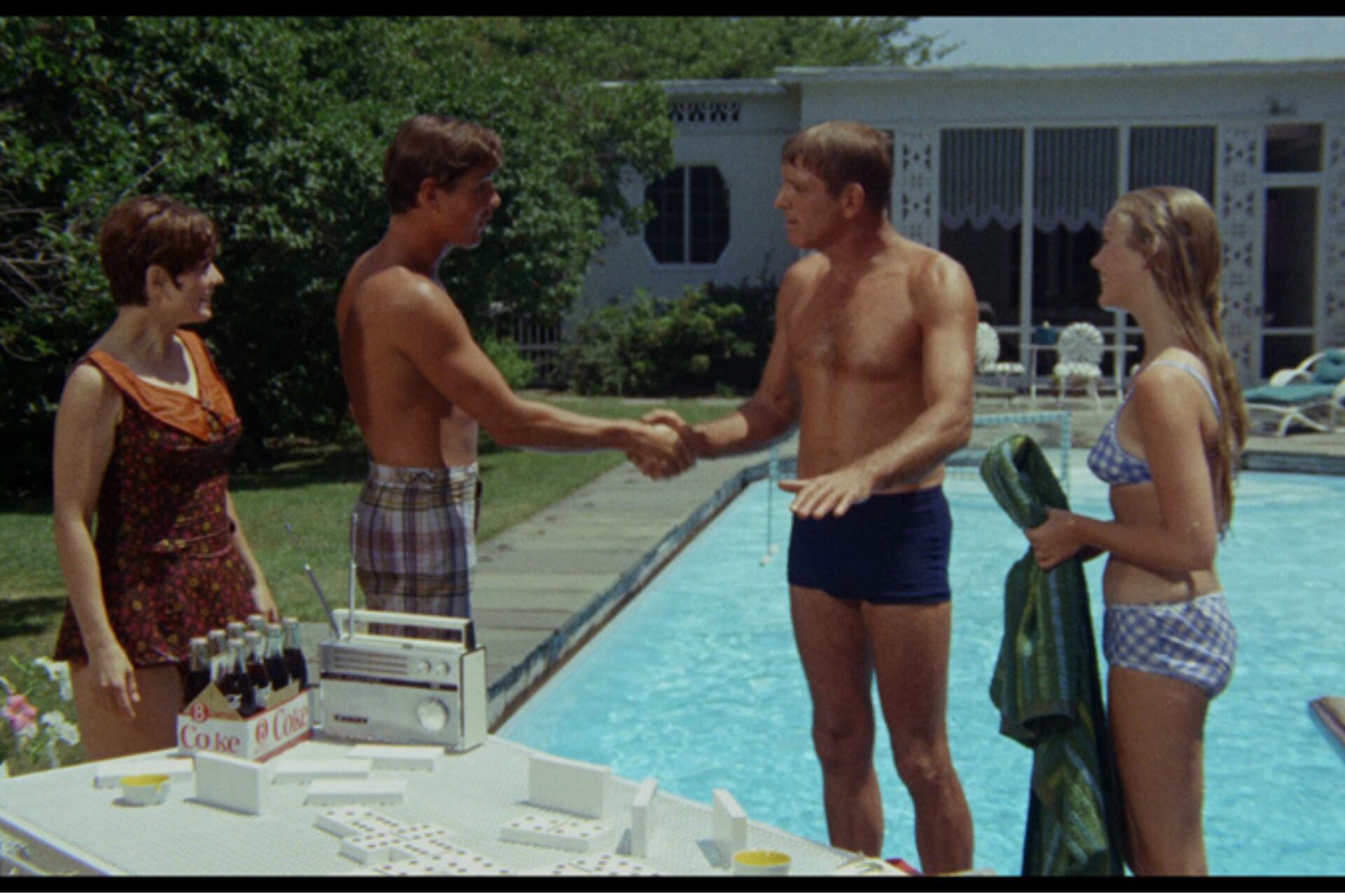 The Swimmer, película de 1968 basada en el relato de John Cheever y protagonizada por Burt Lancaster.