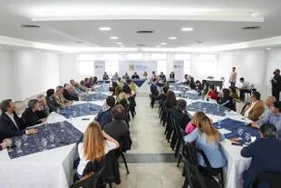 La reunión del PJ bonaerense que este jueves presidió Máximo Kirchner en La Plata