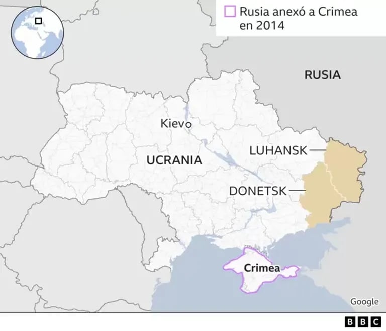 Para Ucrania el conflicto comenzó en 2013, cuando Rusia quería a Ucrania como miembro de una organización de cooperación económica
