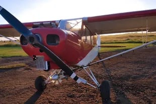 Una de las avionetas utilizadas para transportar droga
