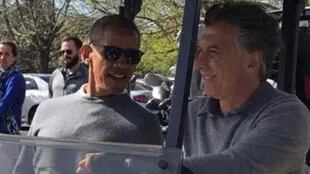 Macri y Obama jugaron al golf