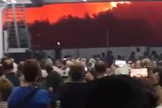 El video de una dramática evacuación mientras los incendios se acercan a Atenas