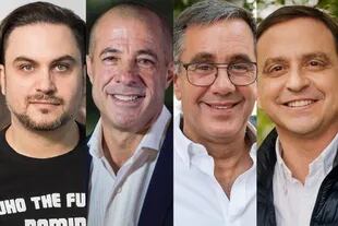 Ramiro Marra, Daniel Amoroso, Alejandro Finocchiaro y Guillermo Snopek