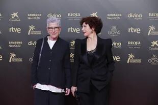 Iciar Bollain y Maixabel Lasa en la alfombra roja de los Premios Goya 2022