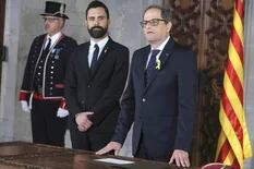 Sin citar al Rey ni a la Constitución juró el nuevo presidente catalán