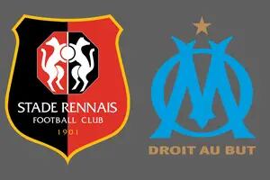 Rennes venció por 2-0 a Marseille como local en la Ligue 1 de Francia