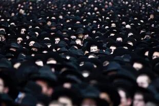 Judíos ortodoxos durante una manifestación en Tel Aviv, en marzo de 2015